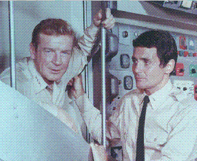 Richard Basehart and David Hedison